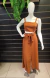 Conjunto top e saia longa alfaiataria - comprar online