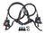 Kit Par Frenos Disco Hidraulico Pack Ind. Shimano Mt200