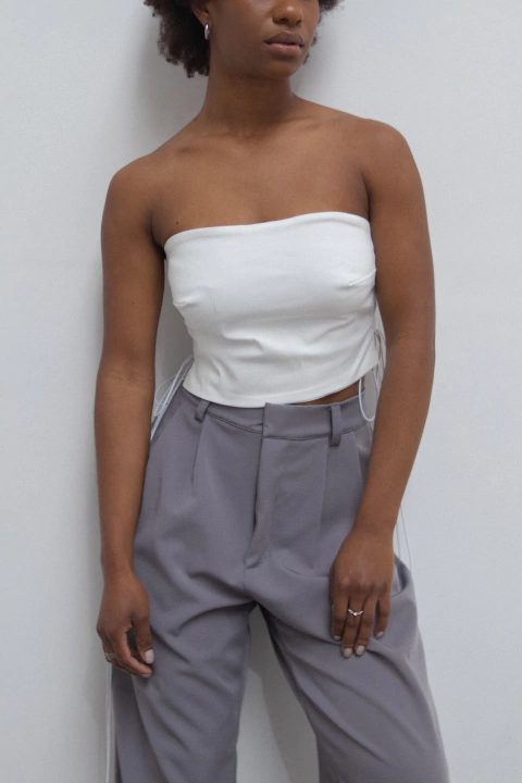 Top Almendra Blanco - comprar online