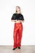 Pantalón Irresponsable Metallic Rojo en internet