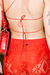 Top Heart Metallic Rojo en internet
