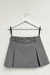 Falda Sastrera Clash Gris - tienda online