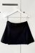 Falda Sastrera Clash Negra - comprar online