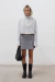 Falda Sastrera Clash Gris - comprar online