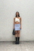 Falda Sastrera Clash Celeste - comprar online