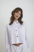 Camisa Crop White - AGUS CHUEIZER