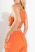 PANT0803 Pantalon sastrero de crepe con lazo y bolsillos - tienda online