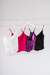 BLUS0270 Blusa de seda escote nudo con abertura - comprar online