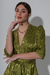 Imagen de CONJ0876 Conjunto de blazer y palazzo en seda gofrada