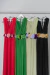VEST0617 Vestido largo de tul con cinturon cadena - Indumentaria Wassa