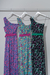 VEST0614 Vestido largo de seda estampada 1 hombro con lazo - comprar online