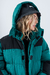 CAMP0010 Campera puffer de sire con parches, cierre y abrojos - Indumentaria Wassa