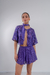 SHOR0872 Short de lentejuela evase forrado