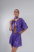 SHOR0872 Short de lentejuela evase forrado
