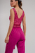 PANT0803 Pantalon sastrero de crepe con lazo y bolsillos - comprar online