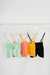 MUSC0185 Musculosa de crepe wash con nudo en el escote - comprar online