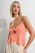 Imagen de MUSC0185 Musculosa de crepe wash con nudo en el escote