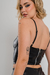 TOPS0216 Corset simil cuero - tienda online