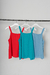 BLUS0195 Blusa de gasa doble escote cuadrado - Indumentaria Wassa