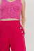 SHOR0837 Short de crepe sastrero con botones plateados - Indumentaria Wassa