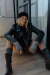 CUER00M9 Campera simil cuero con detalles oversize en internet