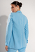 BLAZ0927 Blazer de crepe sastrero liso forrado con lazo en internet