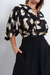 FALD0411 Maxi falda crepe sastrero liso con bolsillos - comprar online