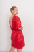VEST0624 Vestido corto de lentejuelas cruzado - comprar online