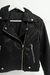Imagen de CUER00M2 Campera simil cuero clasica con detalles metalicos