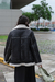 GAMU0325 Gamulan oversize con piel adentro y detalles de cuero - comprar online