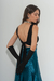 TOPS1120 Top lycra escote cruzado atado atras en internet