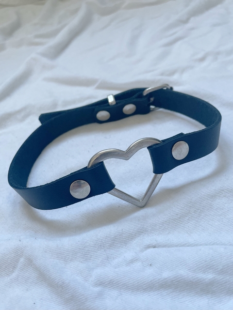 Choker Heart Ecocuero - comprar online
