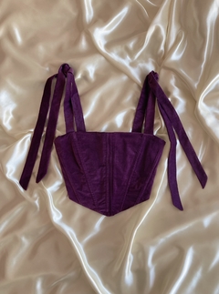 Corset CISNE ♡ Velvet violeta (talle 1, 3, 4, 5) en internet