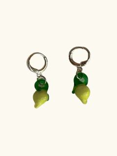 Imagen de Aros Limonada ♡ Vidrio murano