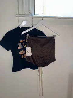 Corset ♡ (Muestra dark chocolate, talle 2) - las horas ingenuas
