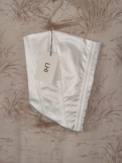 Corset CISNE ♡ Cotton satén Off white (talle 1) - tienda online