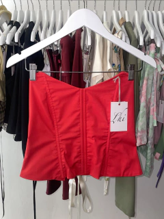 Corset Charm ♡ Rojo (edición única, talle 3) - comprar online