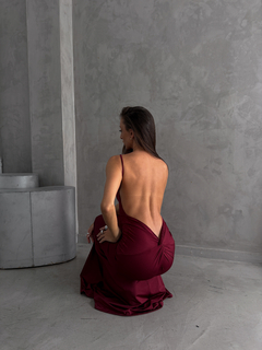 Vestido HOLI bordo