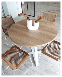 Mesa Estocolmo 120cm - Azul Deco