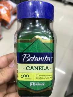 Canela + Oxido de Magnesio x100 Tabletas Botanitas