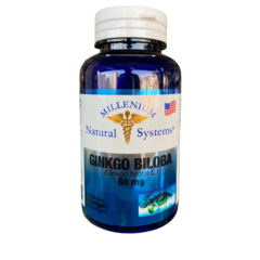 Ginkgo Biloba 60mg X 60 Softgels Natural Systems