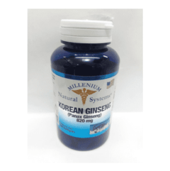 Korean Ginseng Panax Ginseng 820mg X 60 Softgels Natural Systems