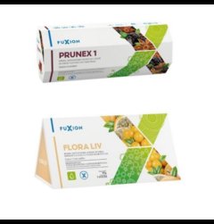 Kit Detox Fuxion 7 Prunex1 + 7 Floraliv Limpia El Colon