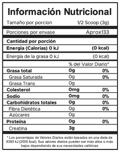 Creatina Monohidratada 400gr IMN - comprar online