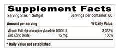 Vitamina E 1000 UI + Zinc X 100 Softgels Natural Systems - comprar online