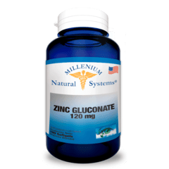 Zinc Gluconate 120mg x100 Softgels