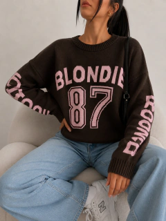 SWEATER BLONDIE 87 CHOCO - comprar online