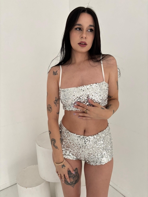 TOP LENTEJUELAS - comprar online