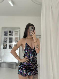 Imagen de VESTIDO IMPORTADO CHARM NEGRO