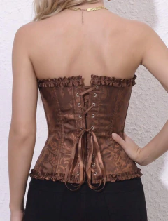 CORSET VICTORIANO MARRÓN en internet